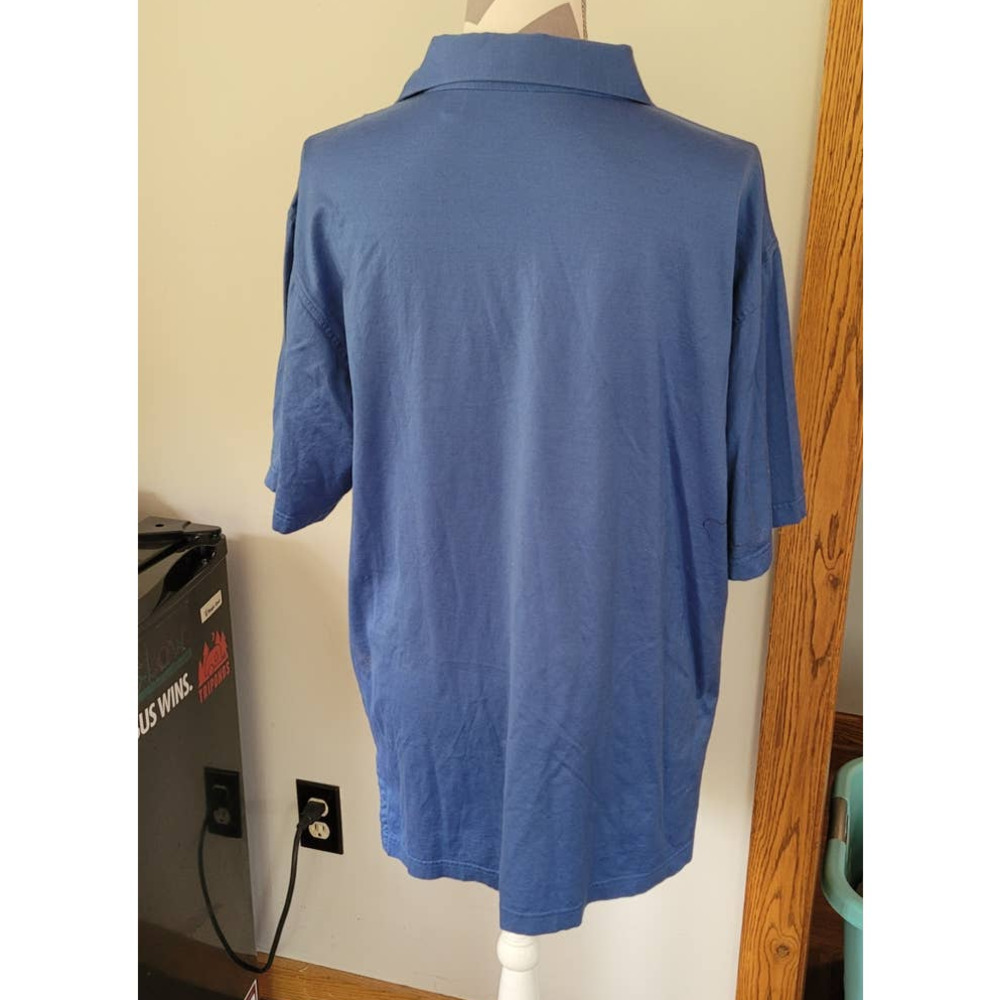 Peter Millar Polo Men's Medium Blue Golf Polo